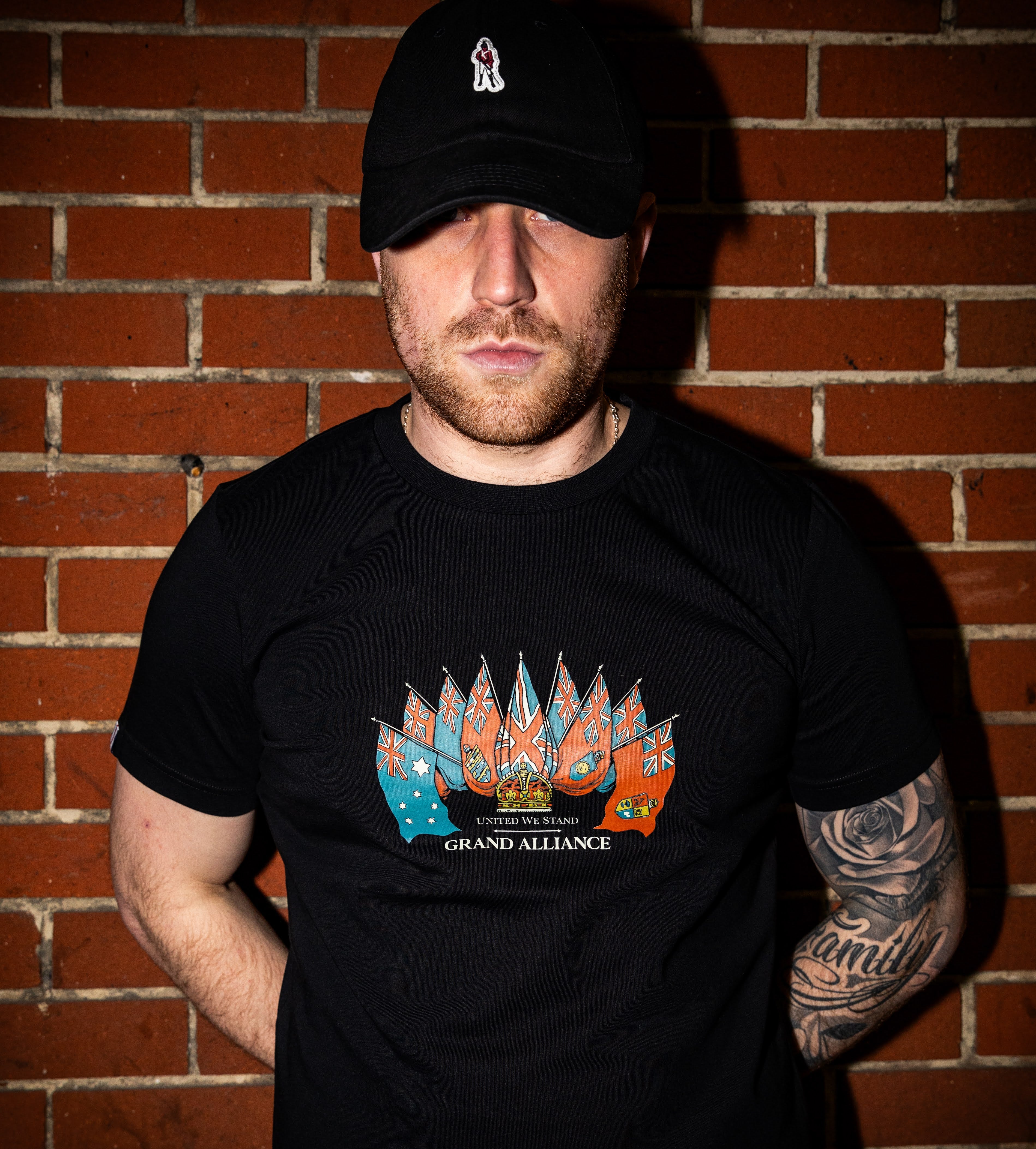 United we stand T-Shirt Black – Grand Alliance Clothing