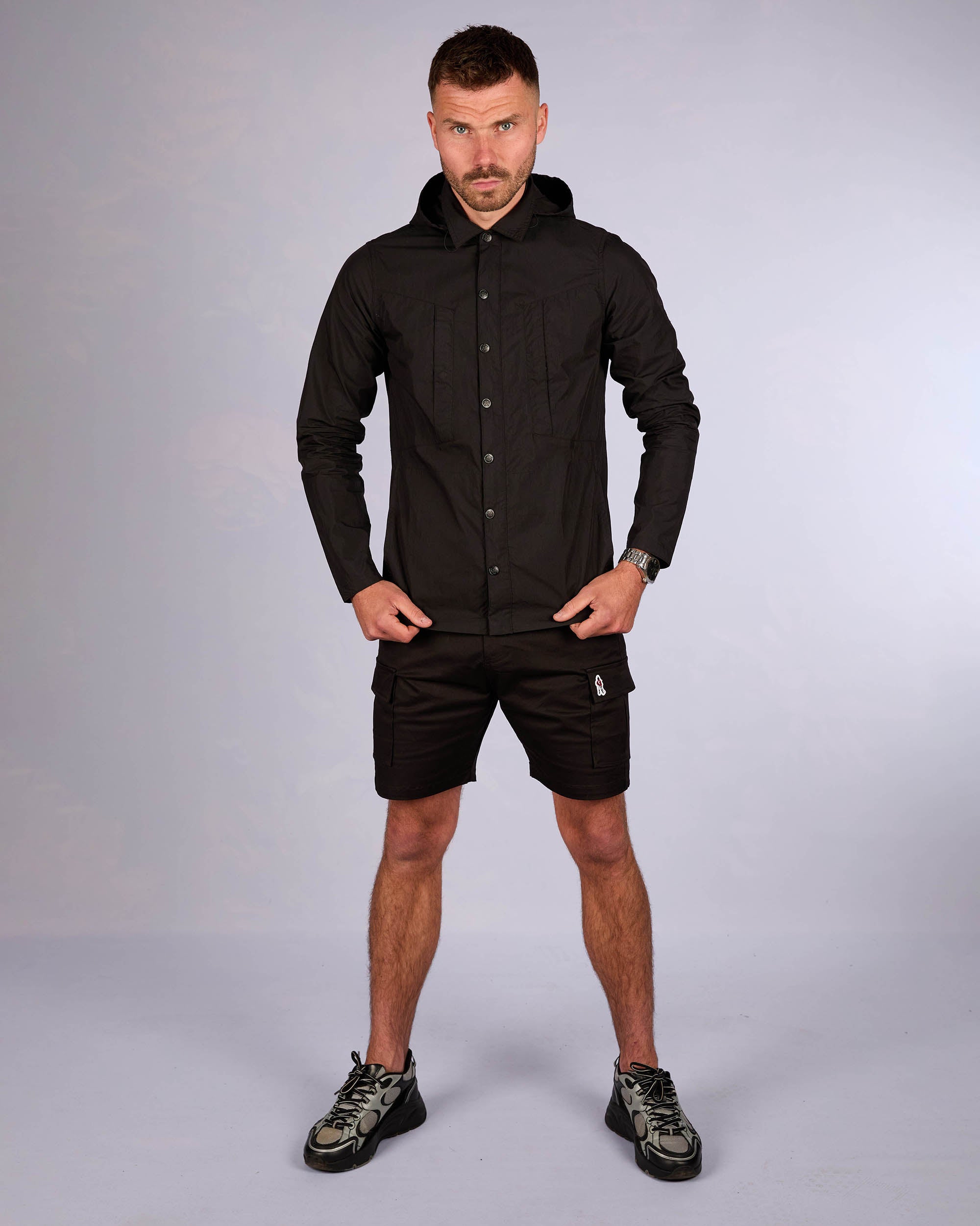 19 / 42 Alamein Light Overshirt Black