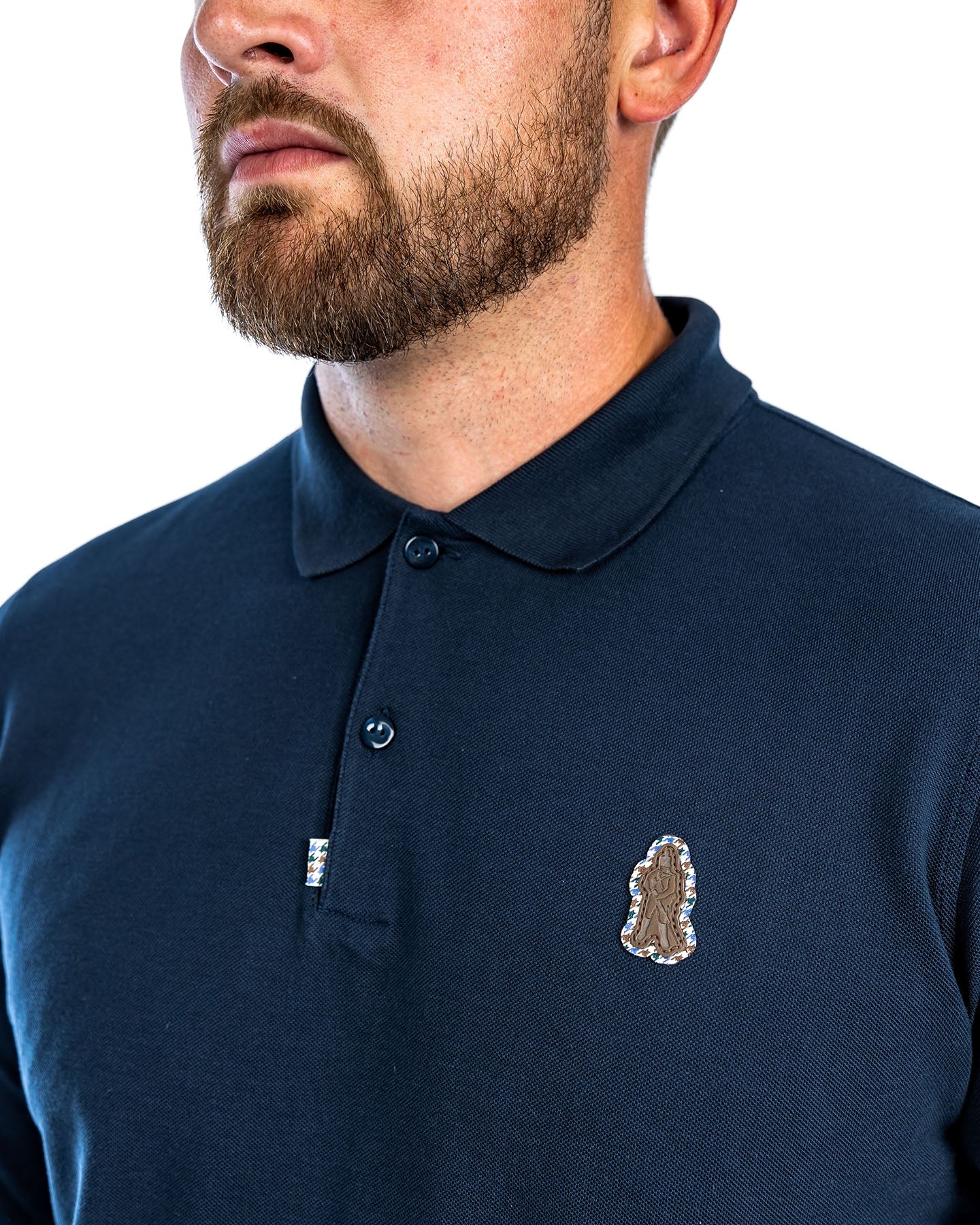 Long Sleeve Polo shirt - Navy