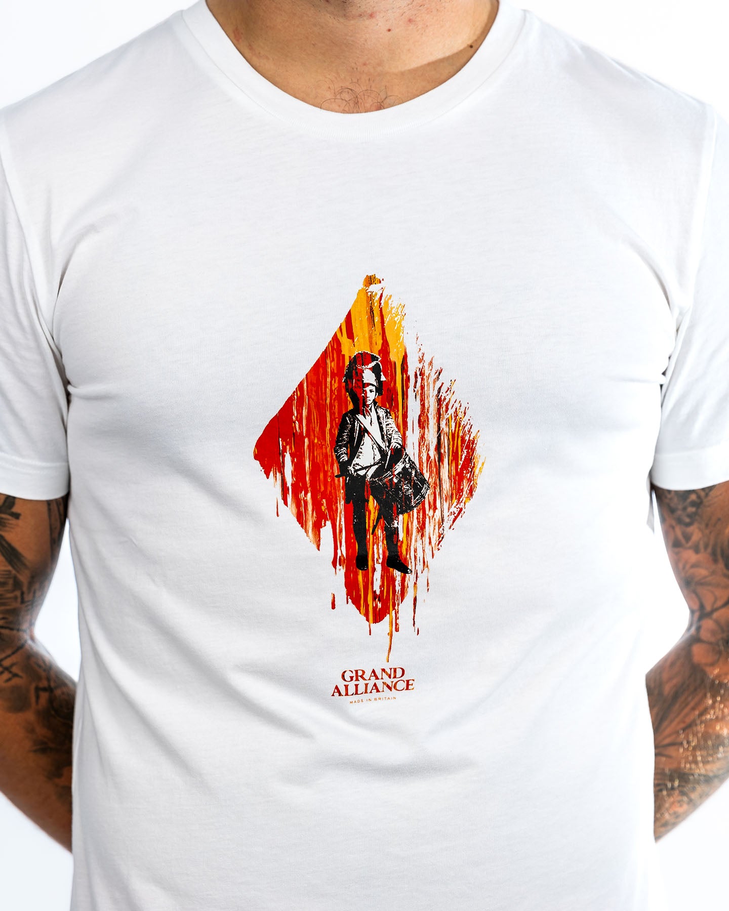 Red Blood Diamond T-Shirt - White